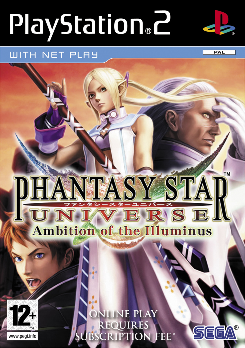 Caratula de Phantasy Star Universe : Ambition Of The Illuminus para PlayStation 2
