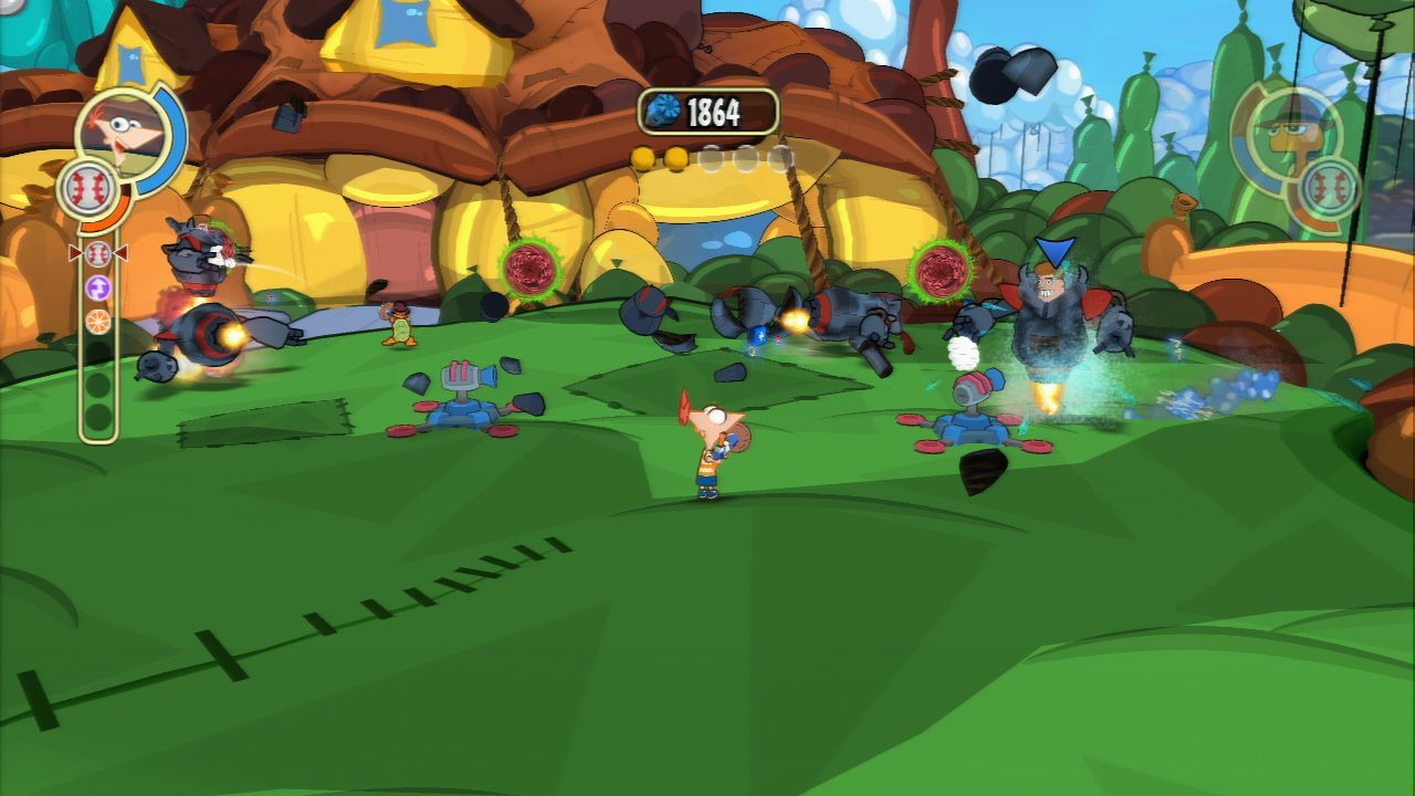 Pantallazo de Phineas & Ferb: A Través De La Segunda Dimensión para PlayStation 3