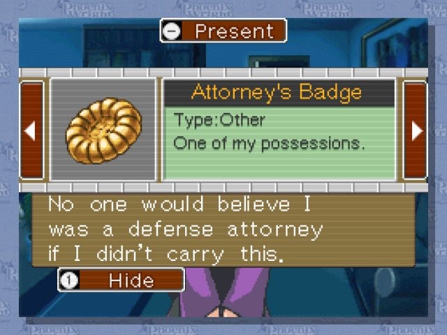 Pantallazo de Phoenix Wright: Ace Attorney (Wii Ware) para Wii