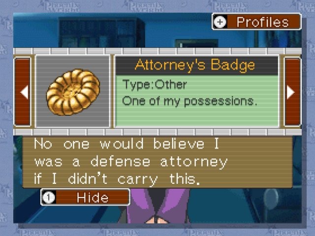 Pantallazo de Phoenix Wright: Ace Attorney (Wii Ware) para Wii