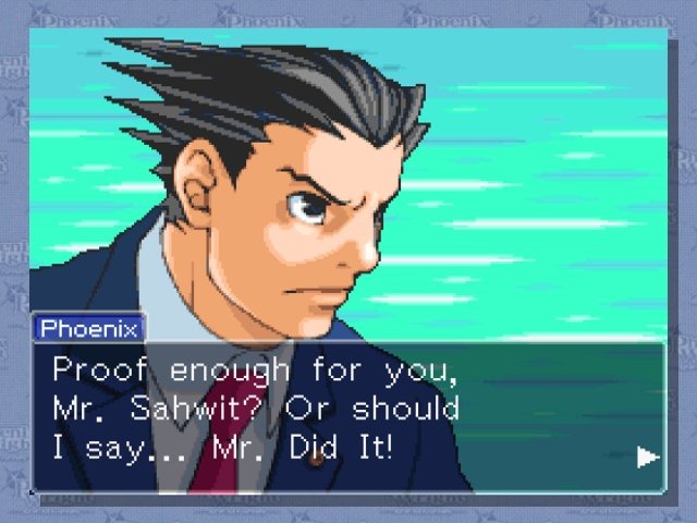 Pantallazo de Phoenix Wright: Ace Attorney (Wii Ware) para Wii