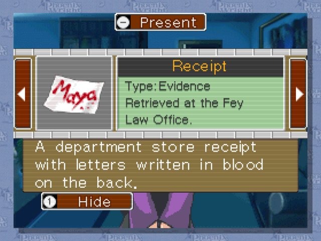 Pantallazo de Phoenix Wright: Ace Attorney (Wii Ware) para Wii
