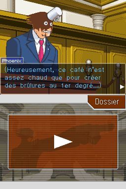 Pantallazo de Phoenix Wright Ace Attorney: Trials and Tribulations para Nintendo DS