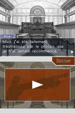Pantallazo de Phoenix Wright Ace Attorney: Trials and Tribulations para Nintendo DS