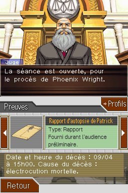 Pantallazo de Phoenix Wright Ace Attorney: Trials and Tribulations para Nintendo DS