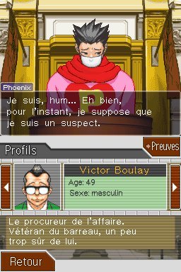 Pantallazo de Phoenix Wright Ace Attorney: Trials and Tribulations para Nintendo DS
