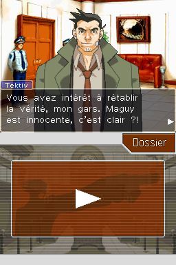 Pantallazo de Phoenix Wright Ace Attorney: Trials and Tribulations para Nintendo DS