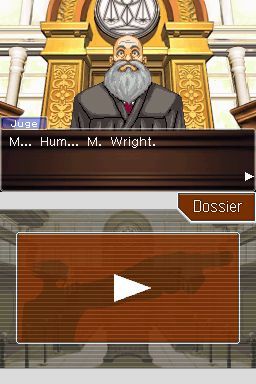 Pantallazo de Phoenix Wright Ace Attorney: Trials and Tribulations para Nintendo DS