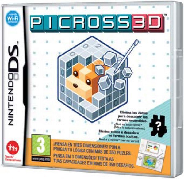 Caratula de Picross 3D para Nintendo DS