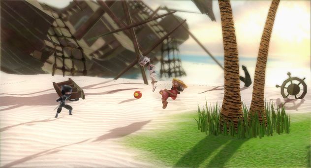Pantallazo de Pirates Vs Ninjas Dodgeball (Xbox Live Arcade) para Xbox 360