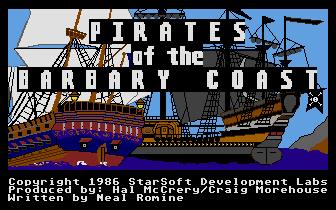 Pantallazo de Pirates of the Barbary Coast para Atari ST