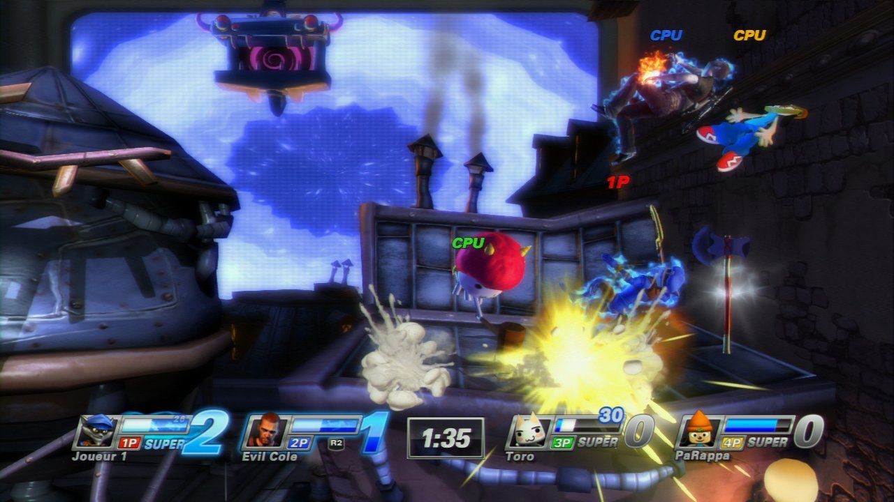 Pantallazo de Playstation All Stars Battle Royale para PlayStation 3