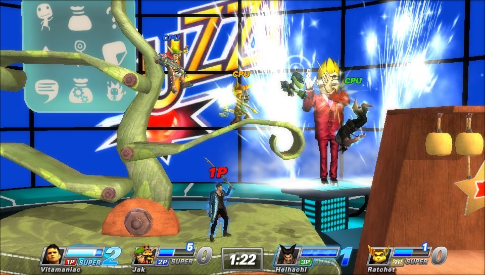 Pantallazo de Playstation All Stars Battle Royale para PS Vita