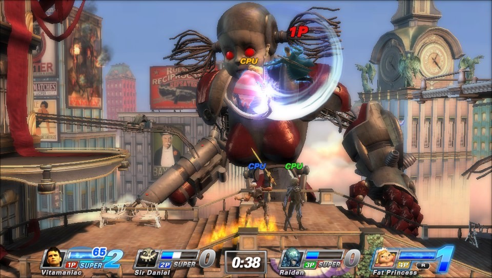 Pantallazo de Playstation All Stars Battle Royale para PS Vita
