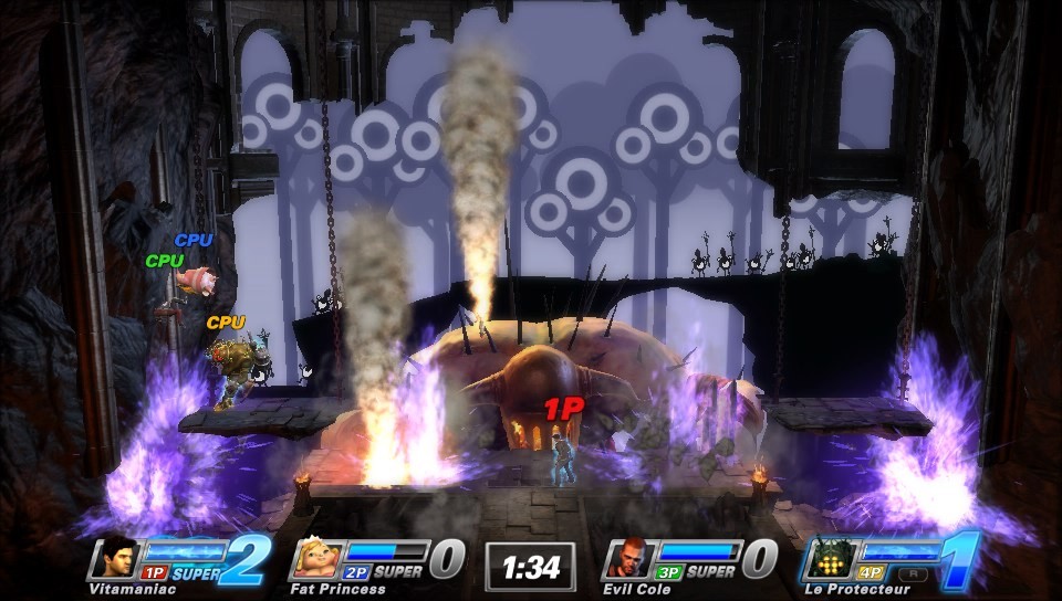 Pantallazo de Playstation All Stars Battle Royale para PS Vita