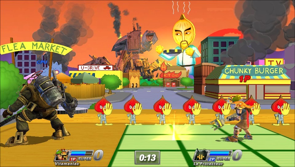 Pantallazo de Playstation All Stars Battle Royale para PS Vita