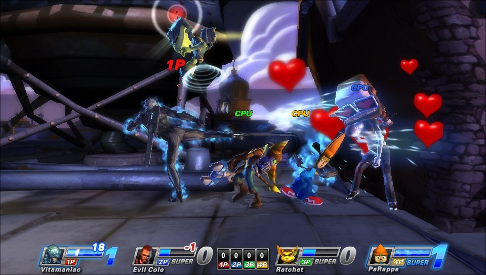 Pantallazo de Playstation All Stars Battle Royale para PS Vita