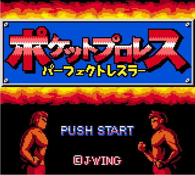 Pantallazo de Pocket Pro Wrestling Perfect Wrestler para Game Boy Color