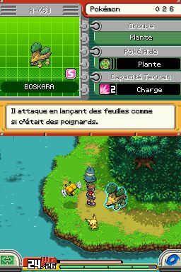 Pantallazo de Pokémon Ranger: Sombras de Almia para Nintendo DS