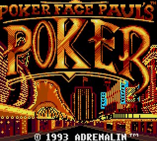 Pantallazo de Poker Face Paul's Poker para Gamegear