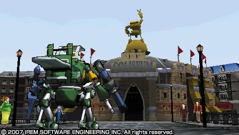 Pantallazo de Poncotsu Rôman Daikatsugeki BUMPY TROT Vehicle Battle Tournament (Japonés) para PSP