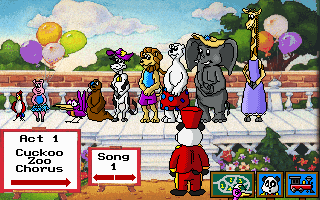 Pantallazo de Pong & Kooky's Cuckoo Zoo para PC