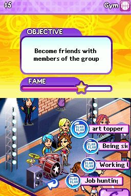 Pantallazo de Pop Superstar: Road to Celebrity para Nintendo DS
