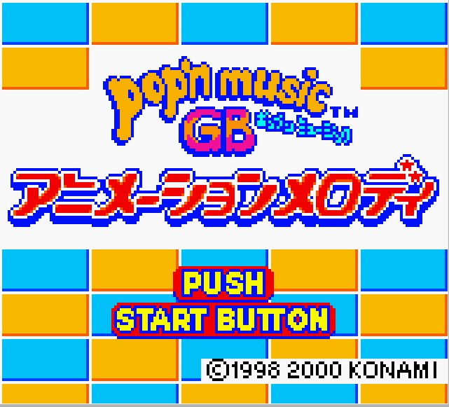 Pantallazo de Pop'n Music GB Animation Melody para Game Boy Color