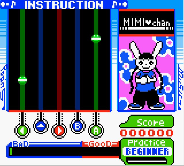 Pantallazo de Pop'n Music GB para Game Boy Color