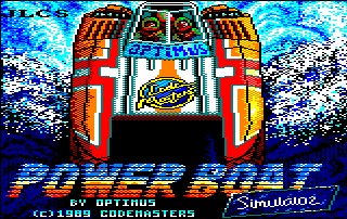 Pantallazo de Power Boat Simulator para Amstrad CPC