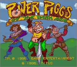 Pantallazo de Power Piggs of the Dark Age para Super Nintendo
