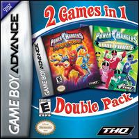 Caratula de Power Rangers Double Pack: Ninja Storm & Time Force para Game Boy Advance