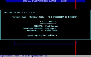 Pantallazo de President is Missing!, The para PC