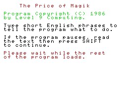 Pantallazo de Price of Magik, The para MSX