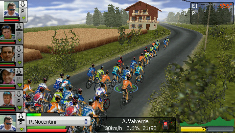 Pantallazo de Pro Cycling Temporada 2010 para PSP