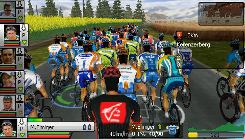 Pantallazo de Pro Cycling Temporada 2010 para PSP