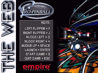 Pantallazo de Pro Pinball: The Web para PC