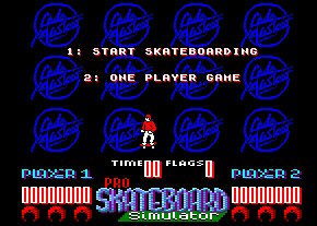 Pantallazo de Pro Skateboard Simulator para Amstrad CPC