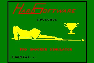 Pantallazo de Pro Snooker Simulator para Amstrad CPC