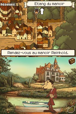 Pantallazo de Profesor Layton y la Villa Misteriosa, El para Nintendo DS