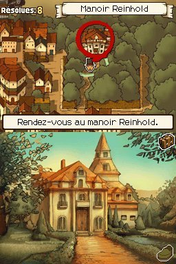 Pantallazo de Profesor Layton y la Villa Misteriosa, El para Nintendo DS