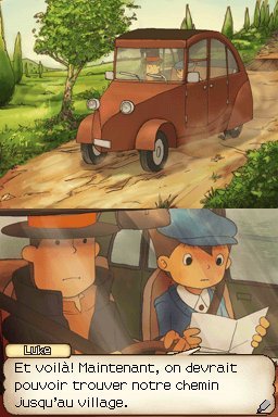 Pantallazo de Profesor Layton y la Villa Misteriosa, El para Nintendo DS