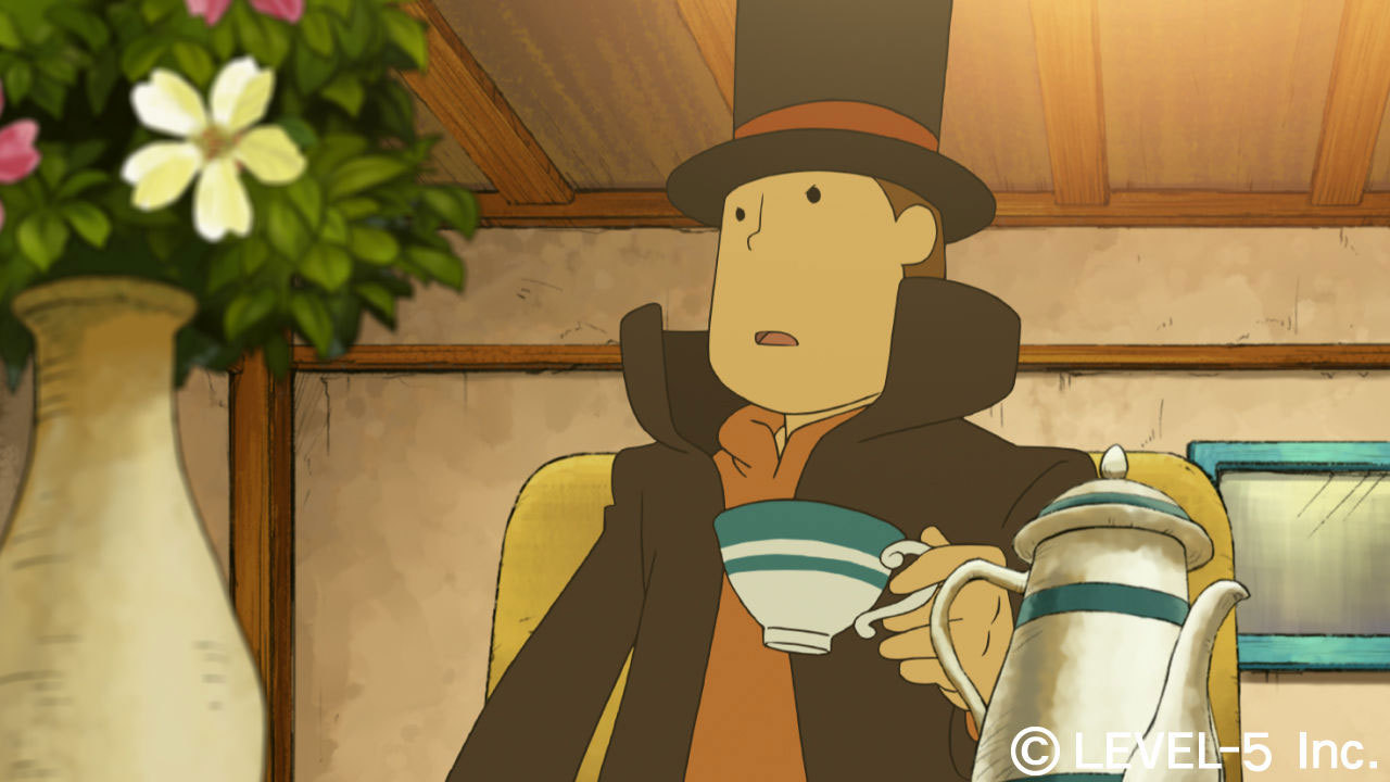 Pantallazo de Professor Layton and the Flute of Malevolent Destiny para Nintendo DS