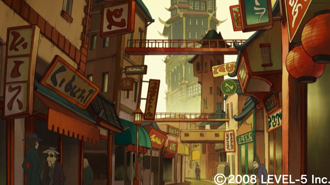 Pantallazo de Professor Layton and the Last Time Travel para Nintendo DS