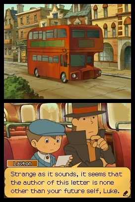 Pantallazo de Professor Layton and the Last Time Travel para Nintendo DS