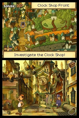 Pantallazo de Professor Layton and the Last Time Travel para Nintendo DS