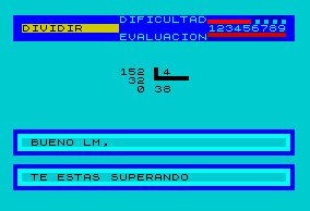 Pantallazo de Programa de Adiestramiento Con Ordenador para Spectrum