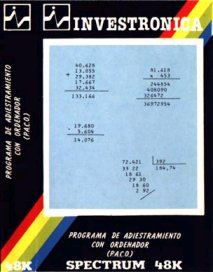 Caratula de Programa de Adiestramiento Con Ordenador para Spectrum