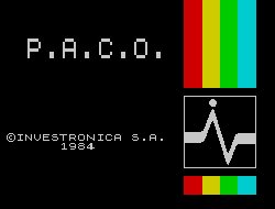 Pantallazo de Programa de Adiestramiento Con Ordenador para Spectrum