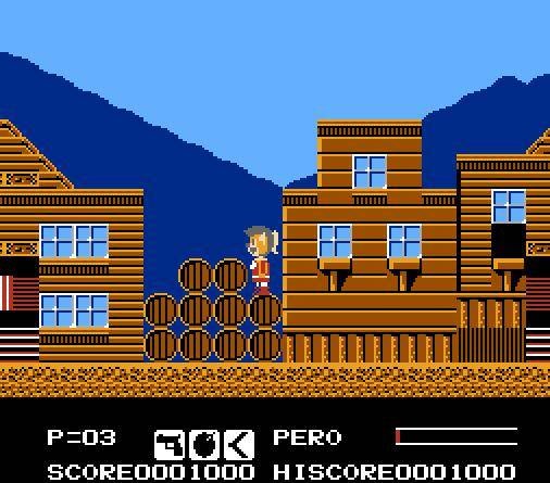 Pantallazo de Puss 'n Boots: Pero's Great Adventure para Nintendo (NES)